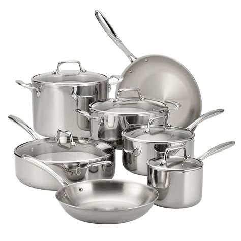 kitchen in a box stainless steel cookware set 58-piece|Cookware Sets .